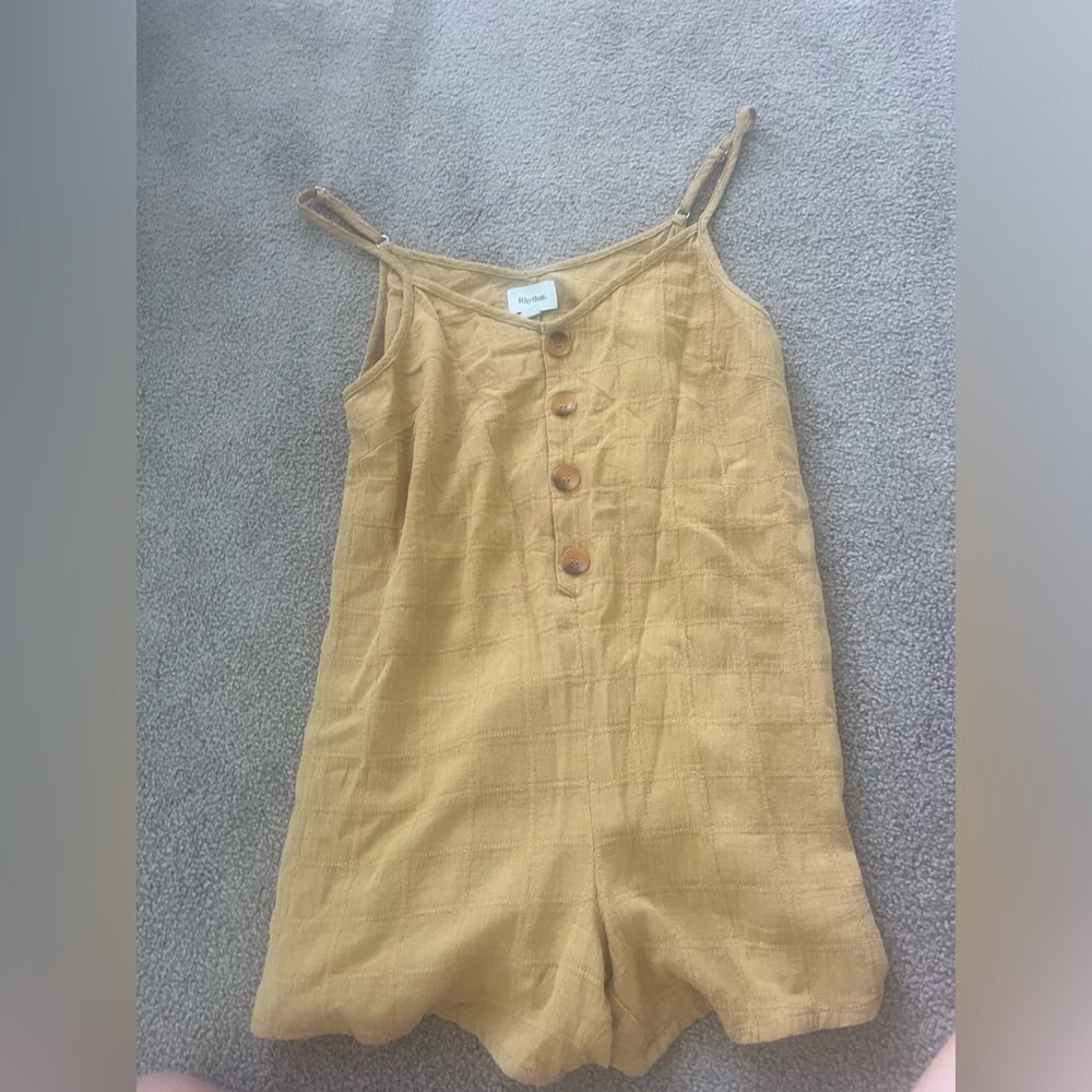 Mustard Rhythm Romper